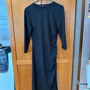 Banana Republic Black Long Sleeve Dress